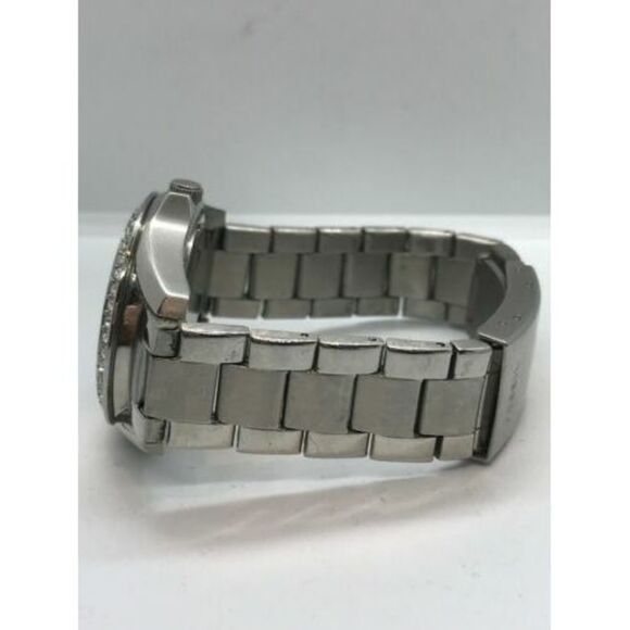 Fossil ES3203 Women's Watch Stainless Steel Bracelet Silver Crystal 38mm D62 - Picture 6 of 9
